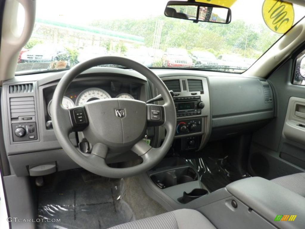 Medium Slate Gray Interior 2007 Dodge Dakota Trx4 Quad Cab