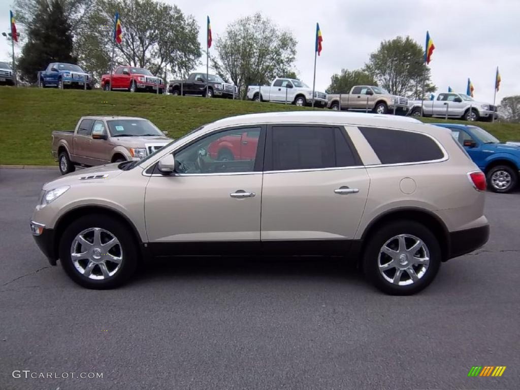 2008 Enclave CXL - Gold Mist Metallic / Cashmere/Cocoa photo #1