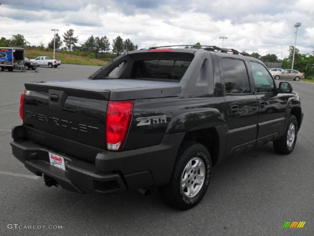 2003 Avalanche 1500 - Dark Gray Metallic / Dark Charcoal photo #4