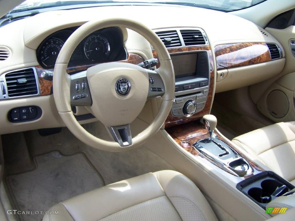 Caramel Interior 2008 Jaguar XK XK8 Coupe Photo #49519253
