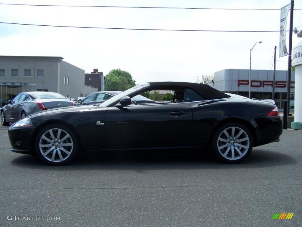 2009 XK XK8 Convertible - Ebony Black / Charcoal photo #3