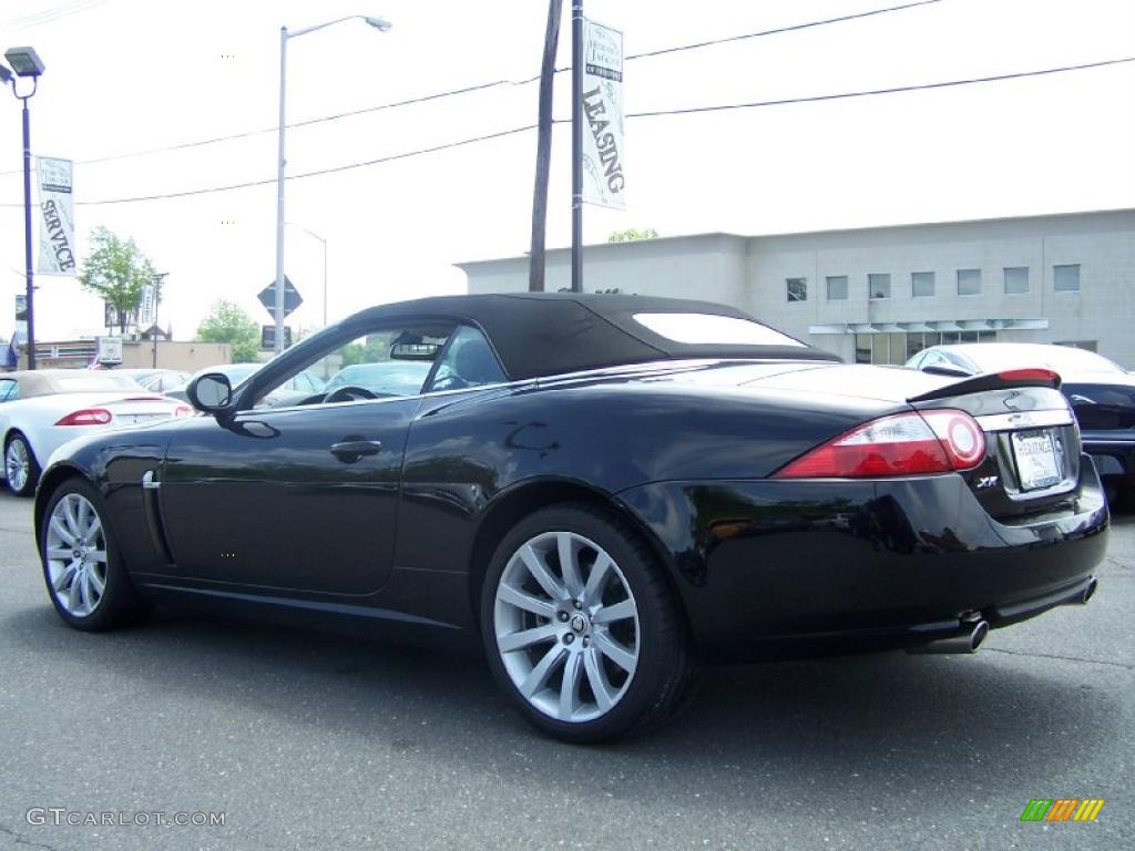 2009 XK XK8 Convertible - Ebony Black / Charcoal photo #4