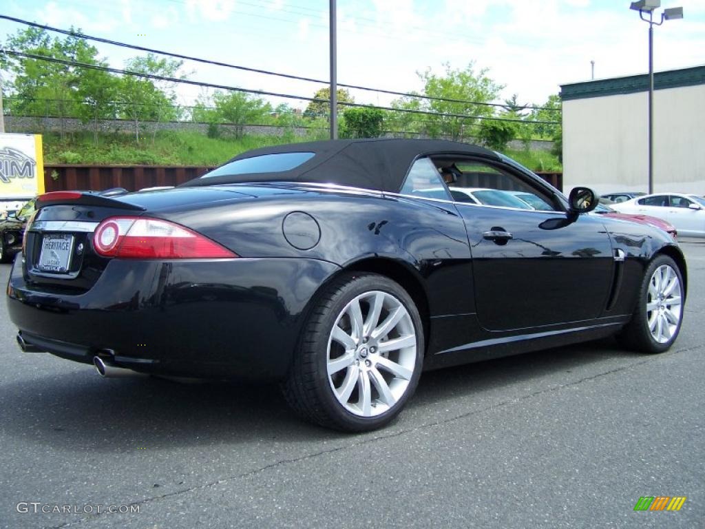 2009 XK XK8 Convertible - Ebony Black / Charcoal photo #6