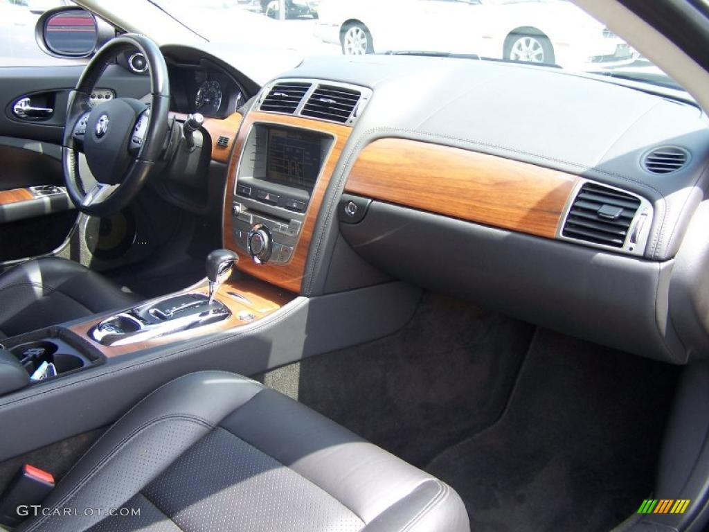 2009 Jaguar XK XK8 Convertible Charcoal Dashboard Photo #49519679