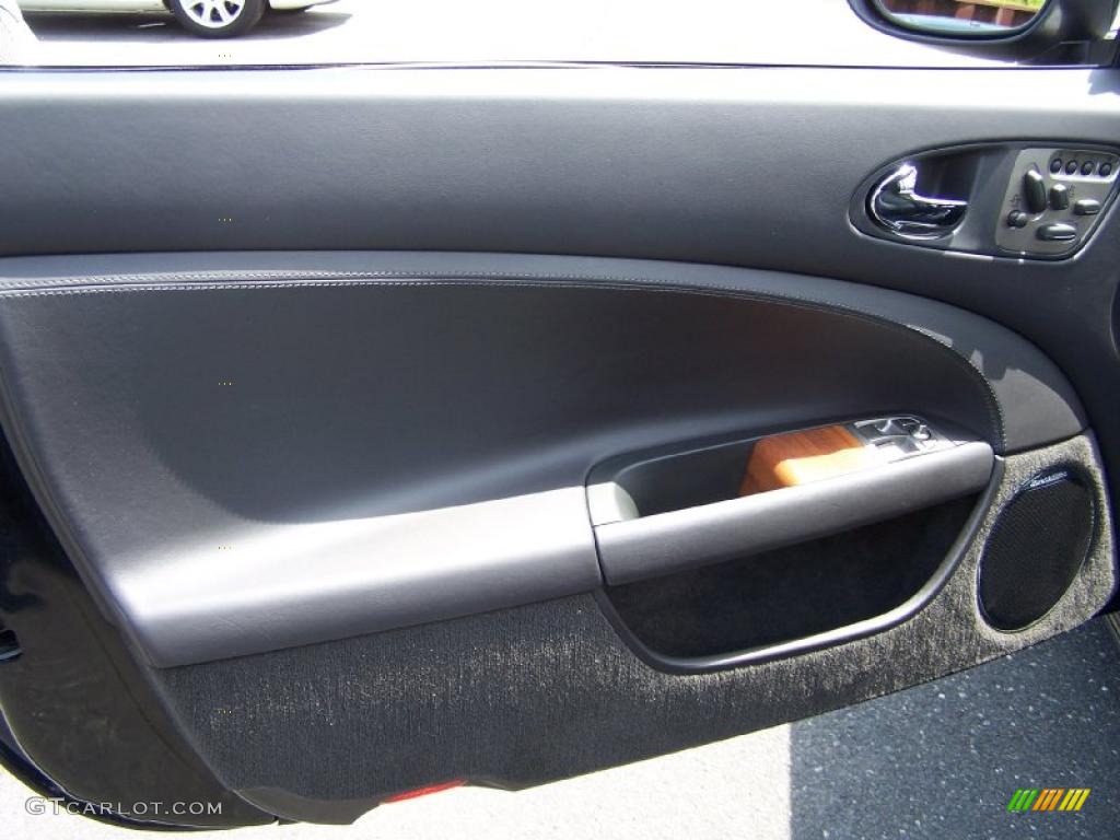 2009 Jaguar XK XK8 Convertible Charcoal Door Panel Photo #49519721