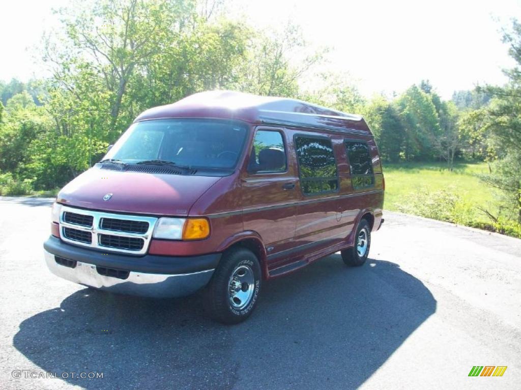 1998 Ram Van 1500 Passenger Conversion - Colorado Red / Gray photo #1