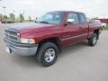 1996 Claret Red Pearl Dodge Ram 1500 SLT Extended Cab  photo #1