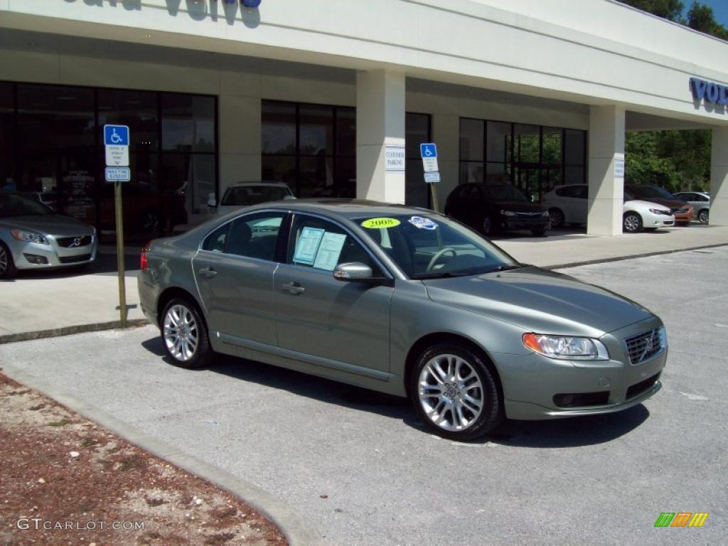 2008 S80 3.2 - Willow Green Metallic / Sandstone Beige photo #8