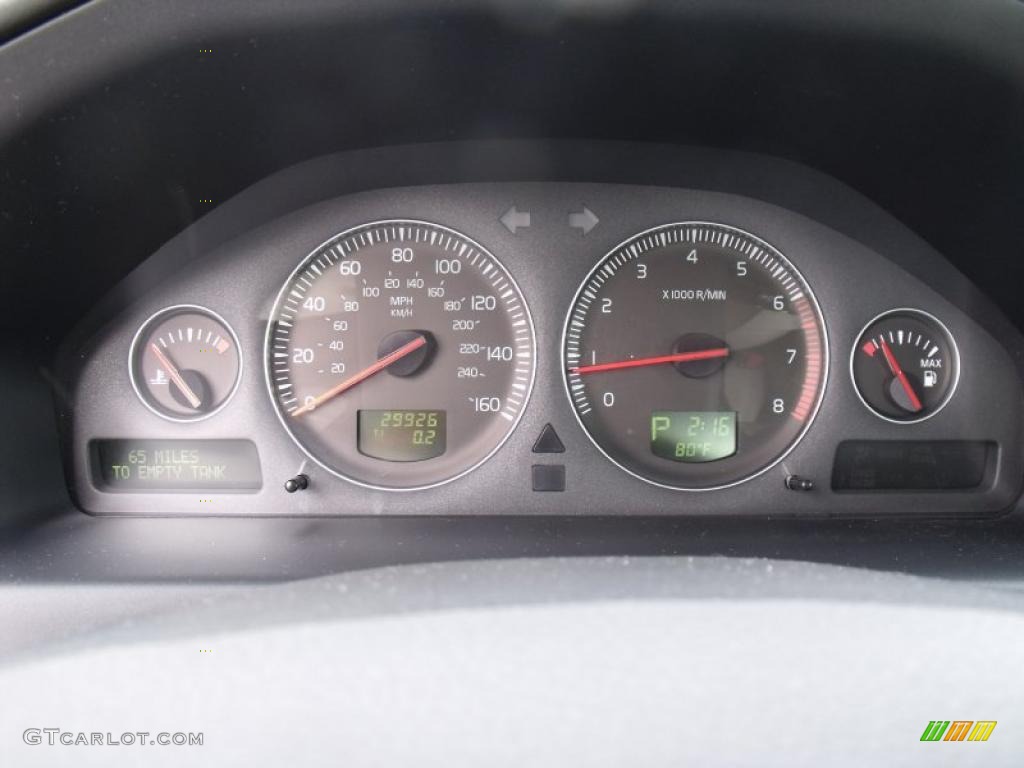 2009 Volvo S60 2.5T AWD Gauges Photo #49520969