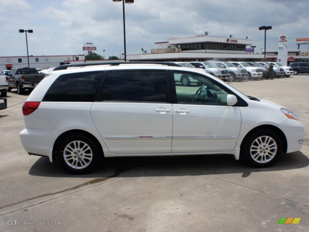 2008 Sienna XLE - Natural White / Taupe photo #5