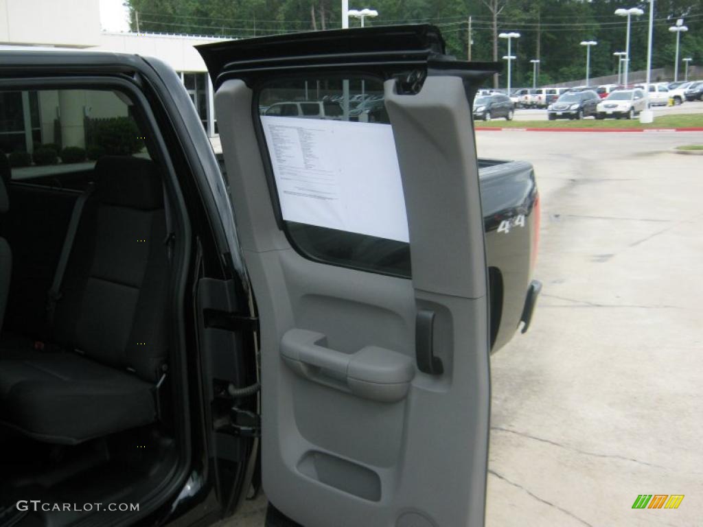 2010 Silverado 1500 Extended Cab 4x4 - Black Granite Metallic / Dark Titanium photo #18