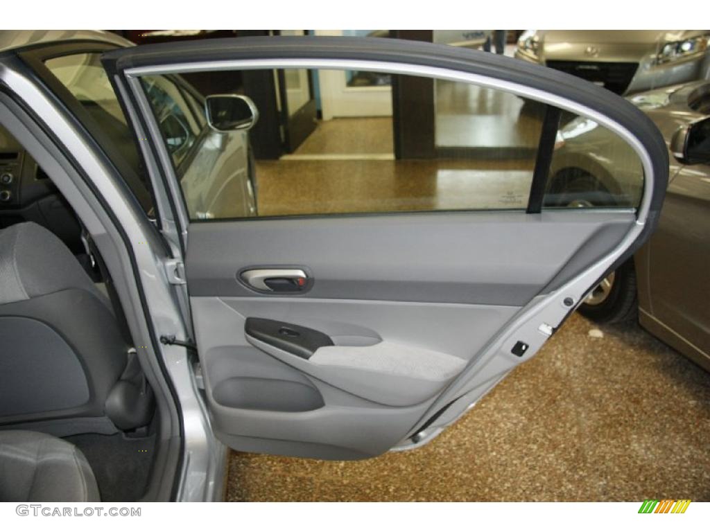 2010 Honda Civic GX Sedan Gray Door Panel Photo #49522339