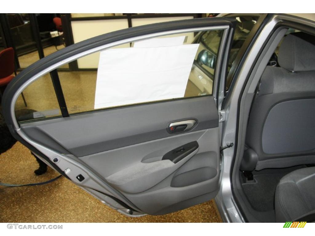 2010 Honda Civic GX Sedan Gray Door Panel Photo #49522357
