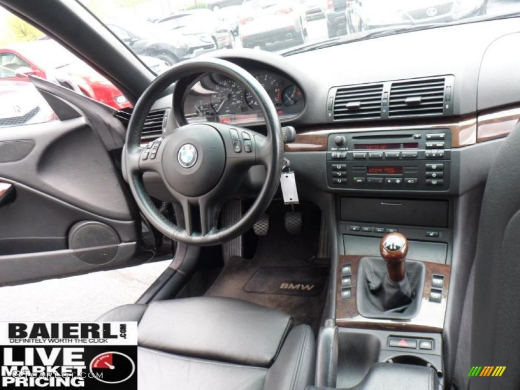 2002 3 Series 325i Convertible - Jet Black / Black photo #16