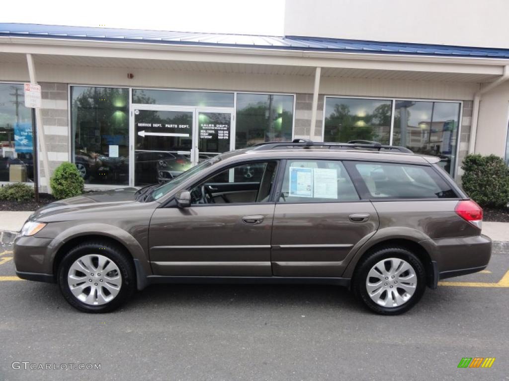 Deep Bronze Metallic 2008 Subaru Outback 3.0R L.L.Bean Edition Wagon Exterior Photo #49523603