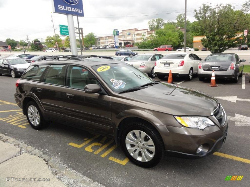 Deep Bronze Metallic 2008 Subaru Outback 3.0R L.L.Bean Edition Wagon Exterior Photo #49523774