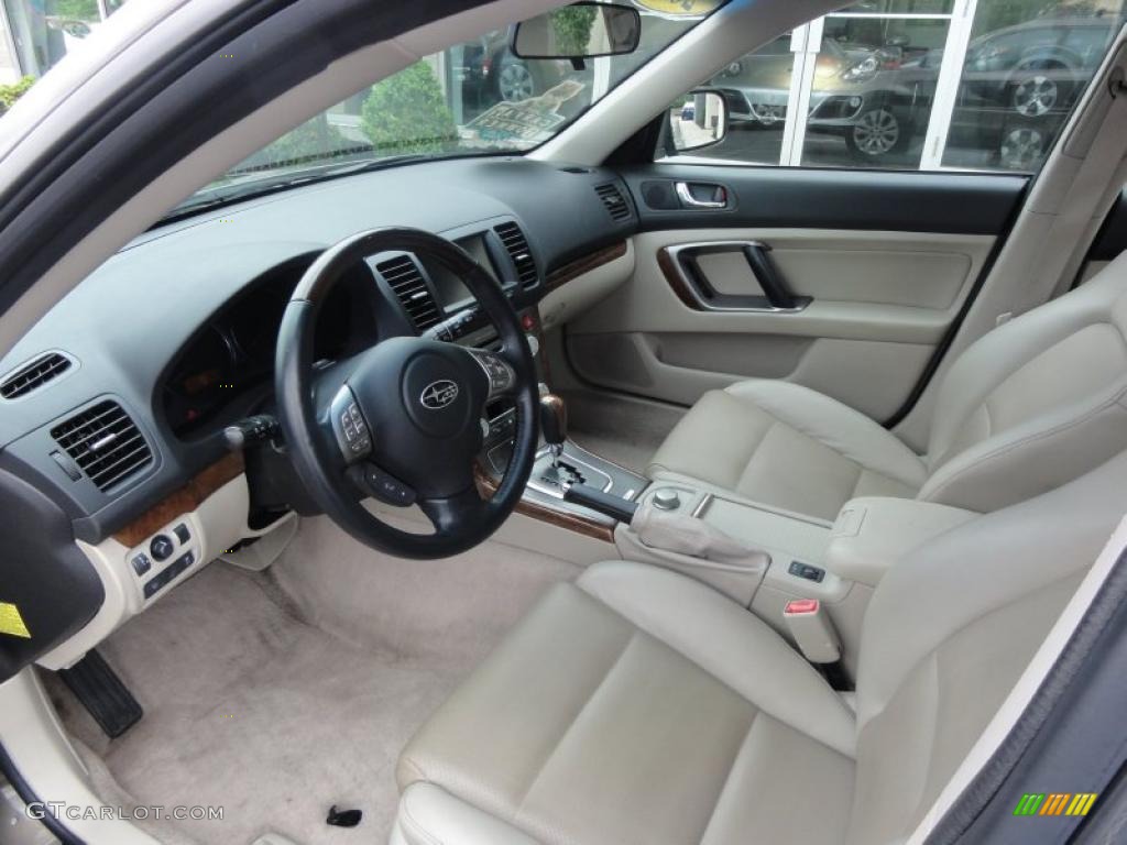 Warm Ivory Interior 2008 Subaru Outback 3.0R L.L.Bean Edition Wagon Photo #49523819
