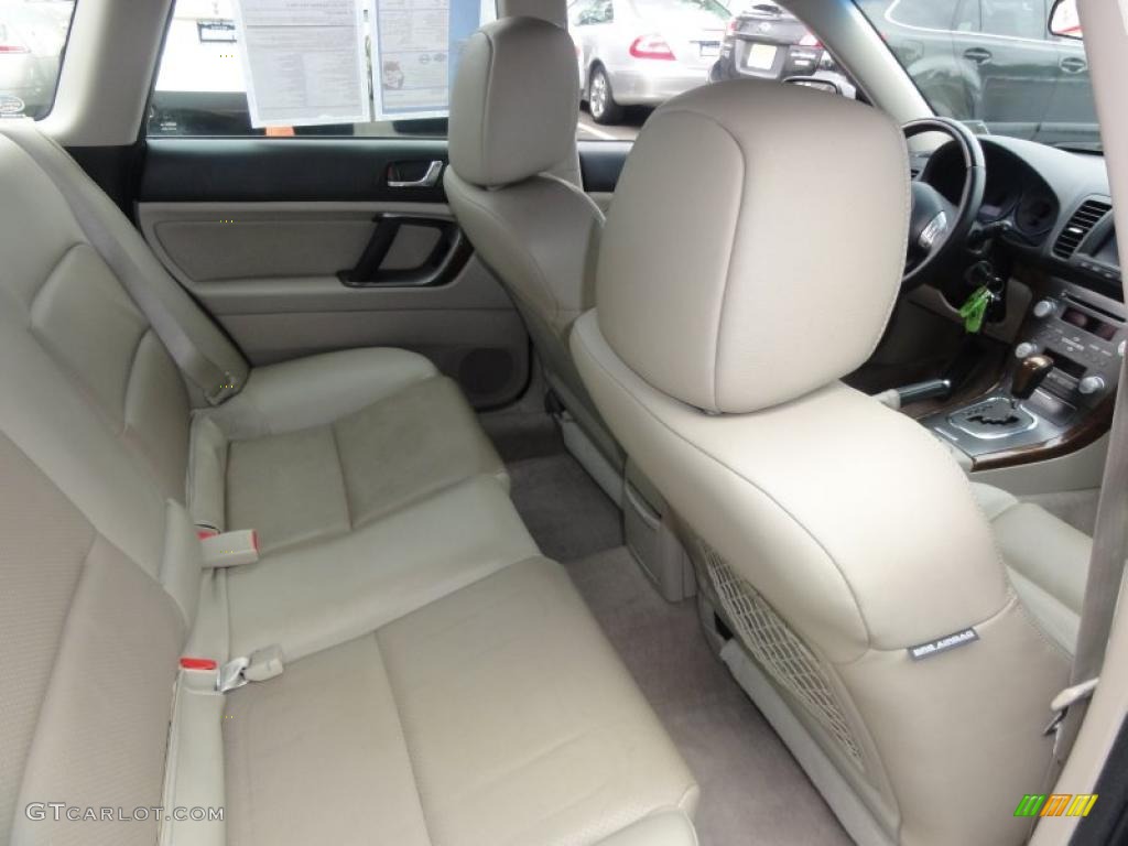 Warm Ivory Interior 2008 Subaru Outback 3.0R L.L.Bean Edition Wagon Photo #49523969