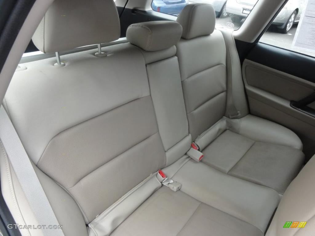 Warm Ivory Interior 2008 Subaru Outback 3.0R L.L.Bean Edition Wagon Photo #49523990