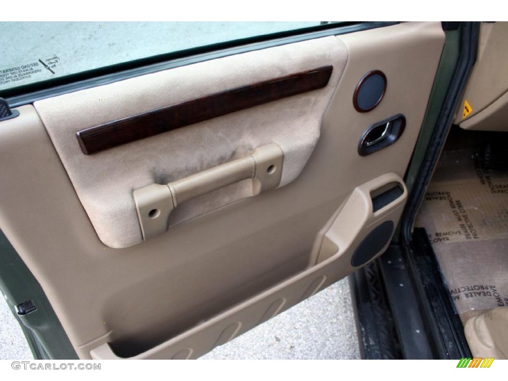 2001 Land Rover Discovery SE7 Bahama Beige Door Panel Photo #49524248