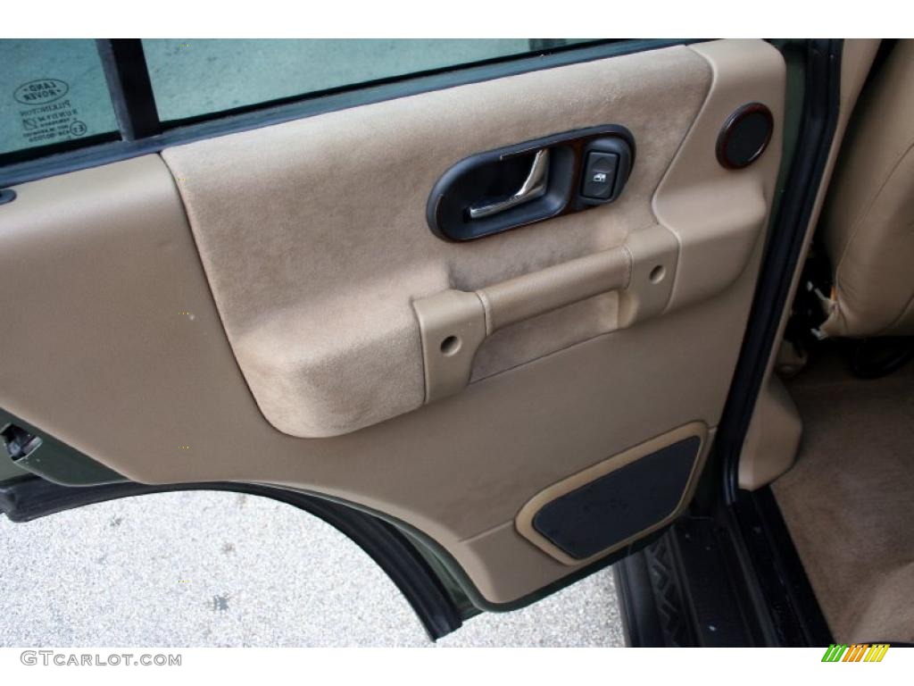 2001 Land Rover Discovery SE7 Bahama Beige Door Panel Photo #49524275