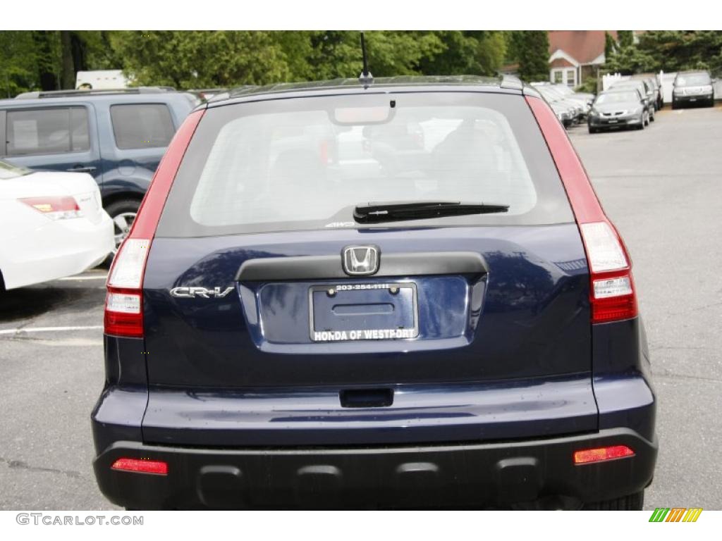 2008 CR-V LX 4WD - Royal Blue Pearl / Gray photo #7