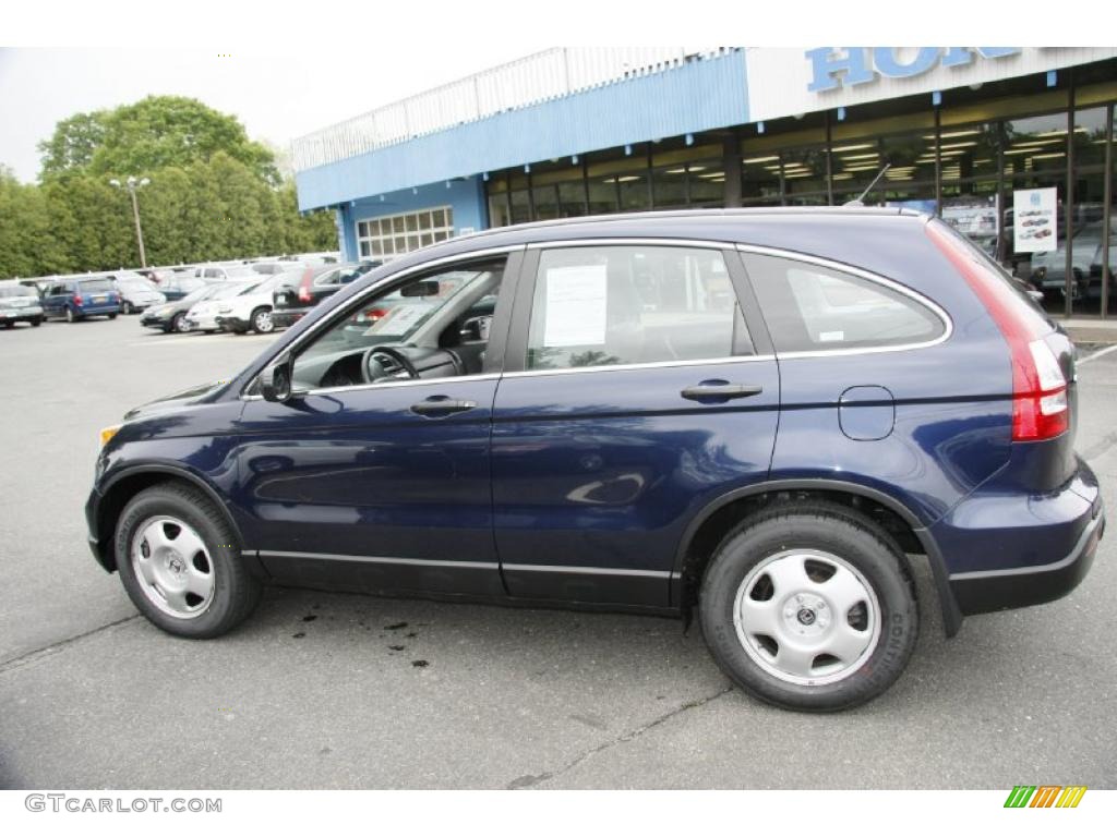 2008 CR-V LX 4WD - Royal Blue Pearl / Gray photo #10