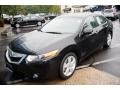 2009 Crystal Black Pearl Acura TSX Sedan  photo #4