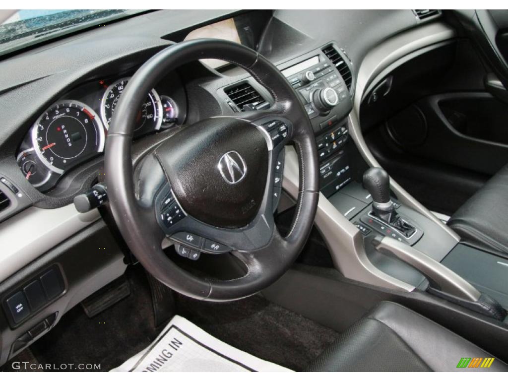 2009 TSX Sedan - Crystal Black Pearl / Ebony photo #6