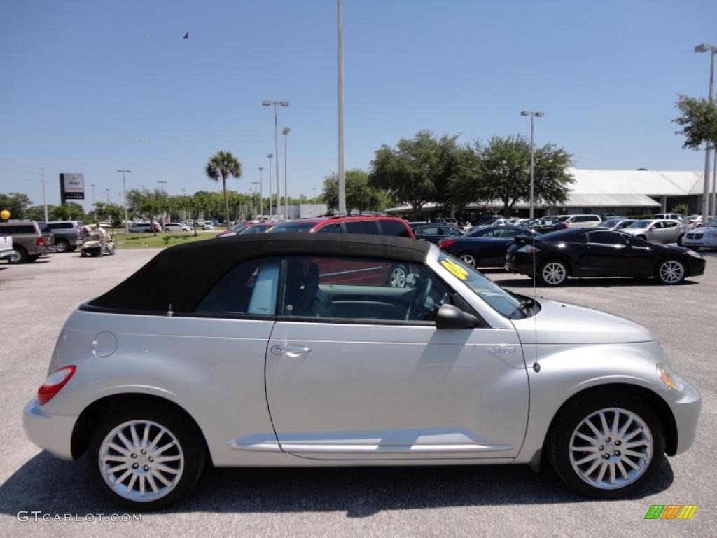 Bright Silver Metallic 2006 Chrysler PT Cruiser GT Convertible Exterior Photo #49527566
