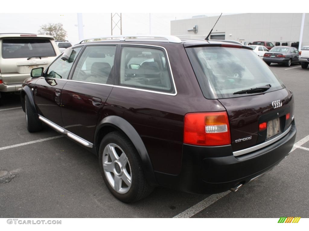 2003 Allroad 2.7T quattro - Burgundy Red / Ecru/Light Brown photo #3