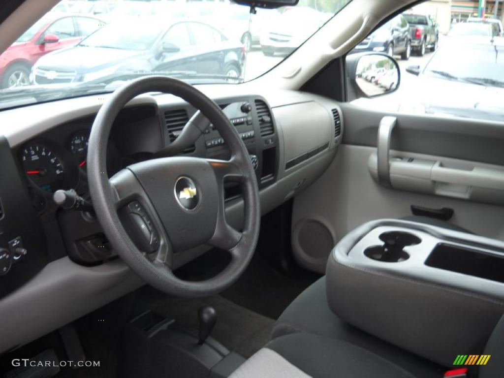 2009 Silverado 1500 LS Regular Cab 4x4 - Imperial Blue Metallic / Dark Titanium photo #8