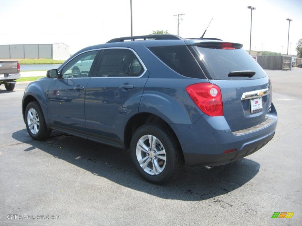 2011 Equinox LT - Twilight Blue Metallic / Light Titanium/Jet Black photo #7