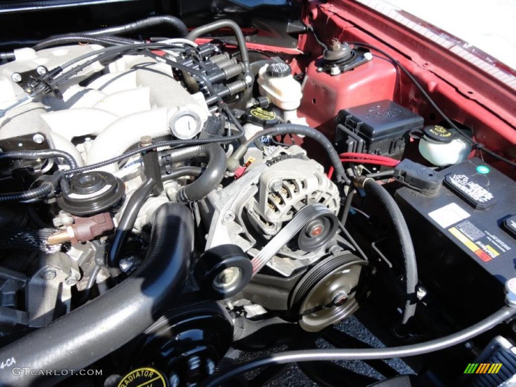 2004 Ford Mustang V6 Convertible 3.8 Liter OHV 12-Valve V6 Engine Photo #49529348