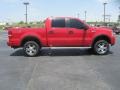 2005 Bright Red Ford F150 XLT SuperCrew 4x4  photo #4