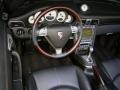 2008 Porsche 911 Black Full Leather Interior Steering Wheel Photo