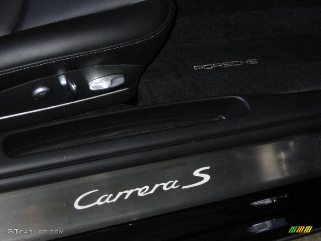 2008 911 Carrera S Cabriolet - Basalt Black Metallic / Black Full Leather photo #37