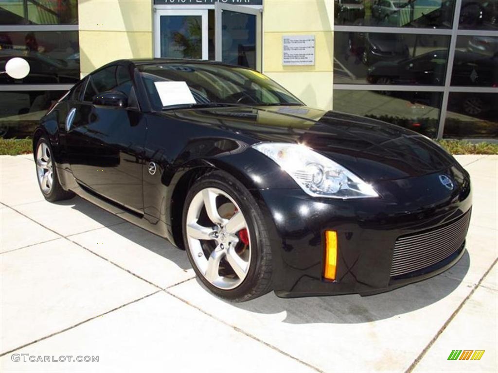 Magnetic Black Pearl 2006 Nissan 350Z Touring Coupe Exterior Photo #49532297