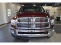 2011 Deep Cherry Crystal Pearl Dodge Ram 2500 HD Laramie Longhorn Crew Cab 4x4  photo #3