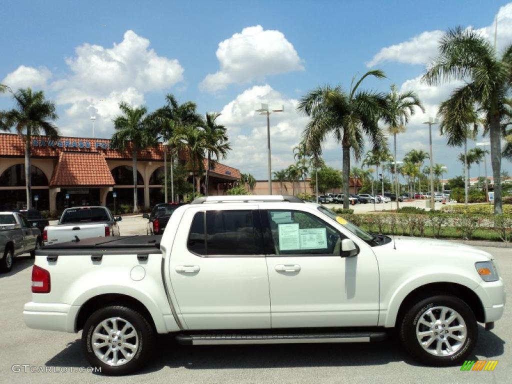 White Suede 2008 Ford Explorer Sport Trac Limited Exterior Photo #49535000