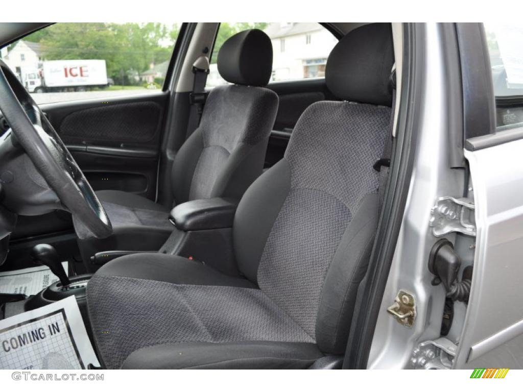 Dark Slate Gray Interior 2002 Dodge Neon SE Photo #49535243