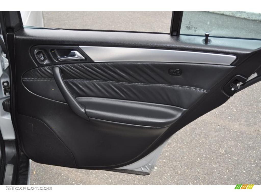 2006 Mercedes-Benz C 55 AMG Black Door Panel Photo #49535738