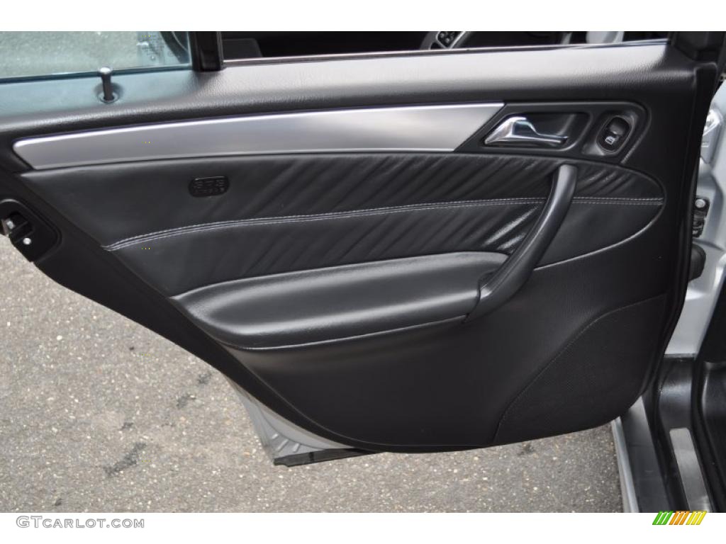 2006 Mercedes-Benz C 55 AMG Black Door Panel Photo #49535750
