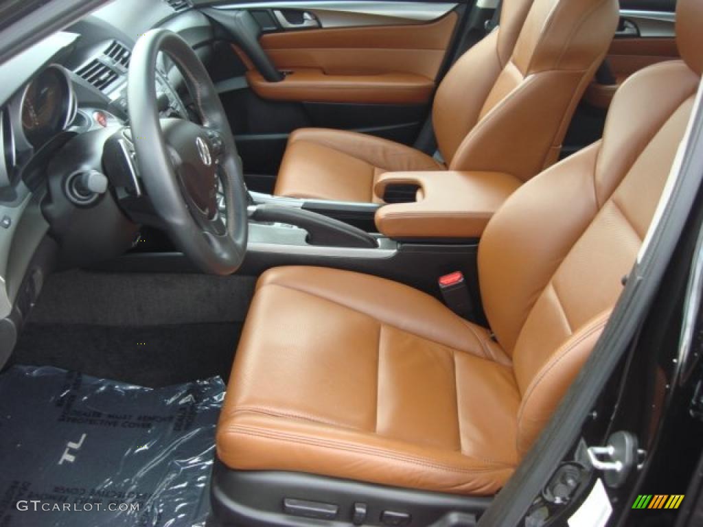 Umber Brown Interior 2010 Acura TL 3.7 SH-AWD Technology Photo #49537631
