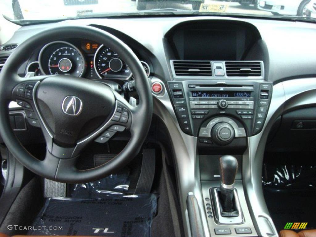 2010 Acura TL 3.7 SH-AWD Technology Umber Brown Dashboard Photo #49537658