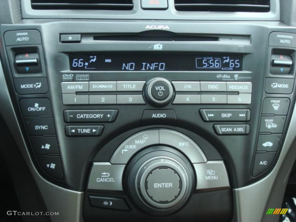 2010 Acura TL 3.7 SH-AWD Technology Controls Photo #49537745
