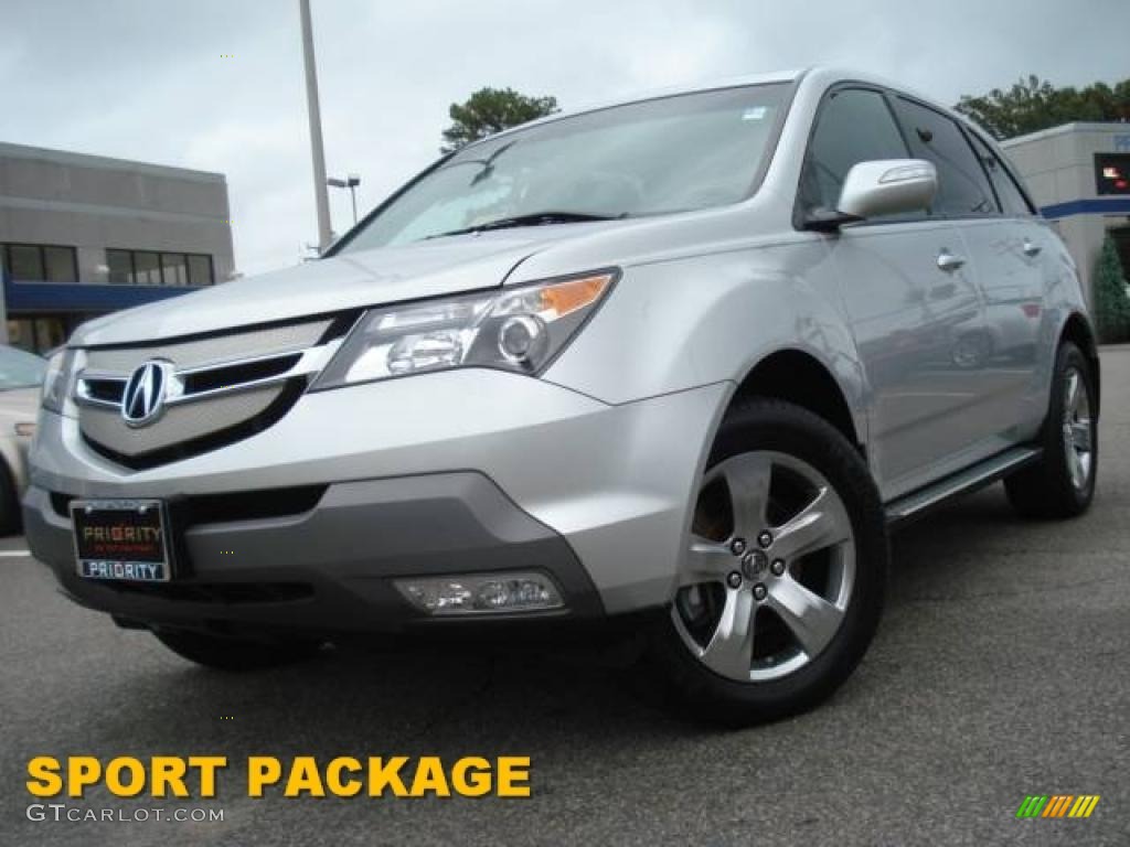 2007 MDX Sport - Billet Silver Metallic / Ebony photo #1