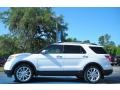 2011 White Platinum Tri-Coat Ford Explorer Limited 4WD  photo #2