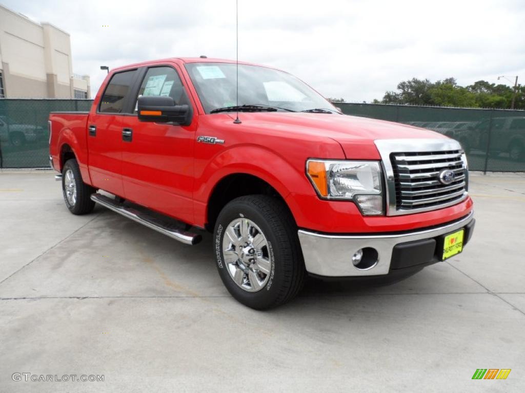 2011 F150 Texas Edition SuperCrew - Race Red / Steel Gray photo #1