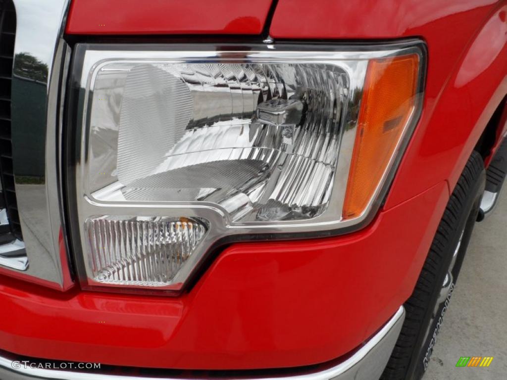 2011 F150 Texas Edition SuperCrew - Race Red / Steel Gray photo #9